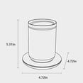 thumbnail image 3 of Billuyoard Tazas calentadas con agitación automática de 55 ℃ para el hogar, oficina, té, café, bebida, taza mezcladora, frasco de acero Teteras Verde, 3 of 6