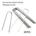 thumbnail image 5 of Non-Woven Tree Mulch Ring, Thickened Tree Protector Mat, Plant Cover with 20 Staples Stakes (6 Pack ), 5 of 5
