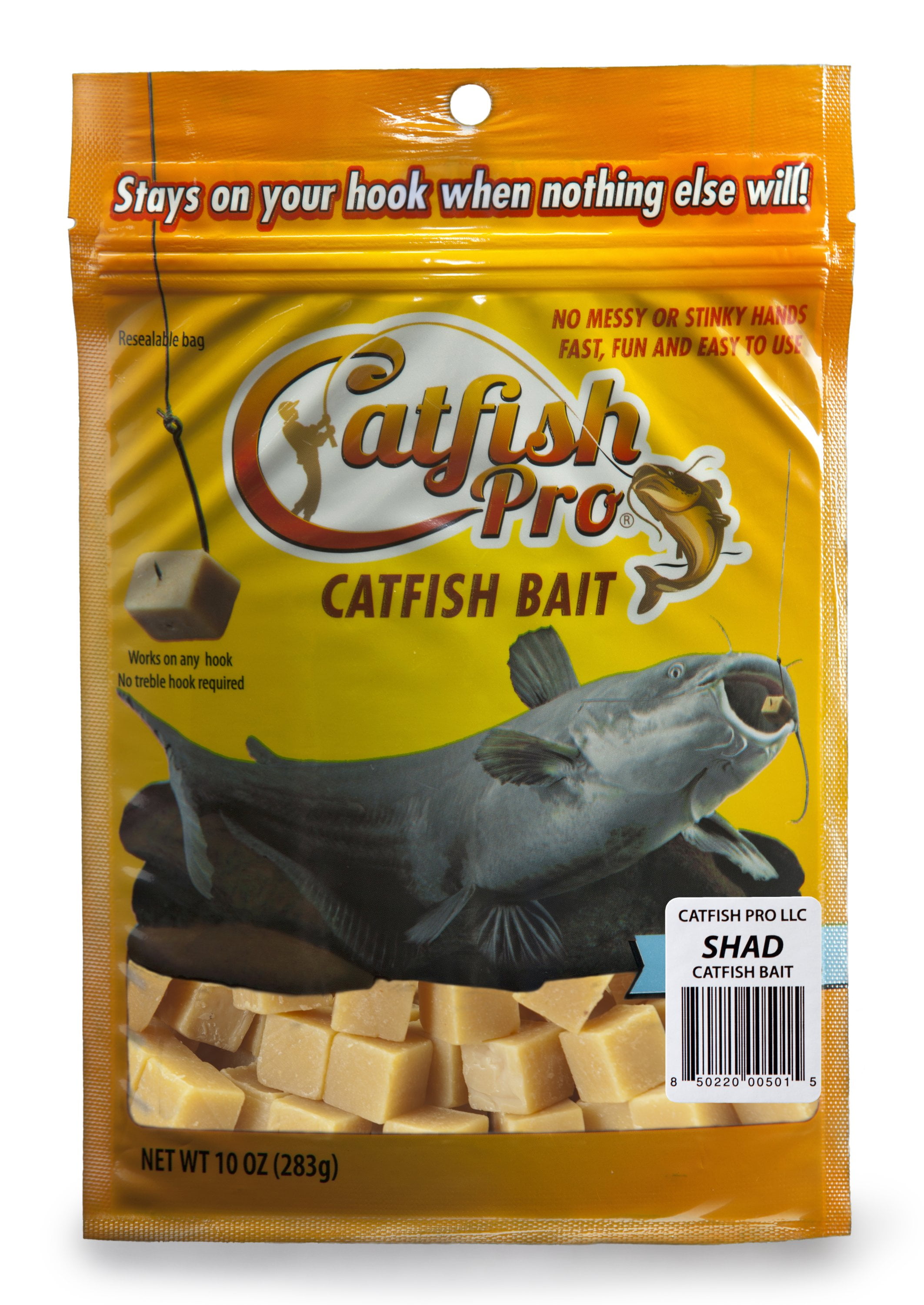 Catfish Pro Shad Catfish Bait Stays On Your Hook When Nothing Else Will