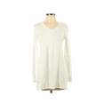 thumbnail image 2 of DKNY Jeans Ladie's, V-Neck Sweater, Ivory, Medium, 2 of 2