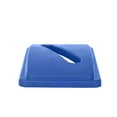 thumbnail image 3 of Alpine Industries Slim Trash Can Lid - Compact Garbage Bin Cover - Blue, 3 of 5