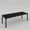 Black, variant on Canddidliike Rectangular Dining Table, 78 inch Long Kitchen Table for 6-8 People, Dining Table for Living Room, Kitchen, Brown