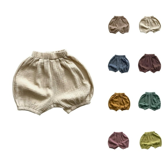 Girls Shorts Girls Casual Shorts Girls Summer Casual Shorts Toddler Baby Soft Linen Blend Breathable Comfortable Beach Holiday Outfit