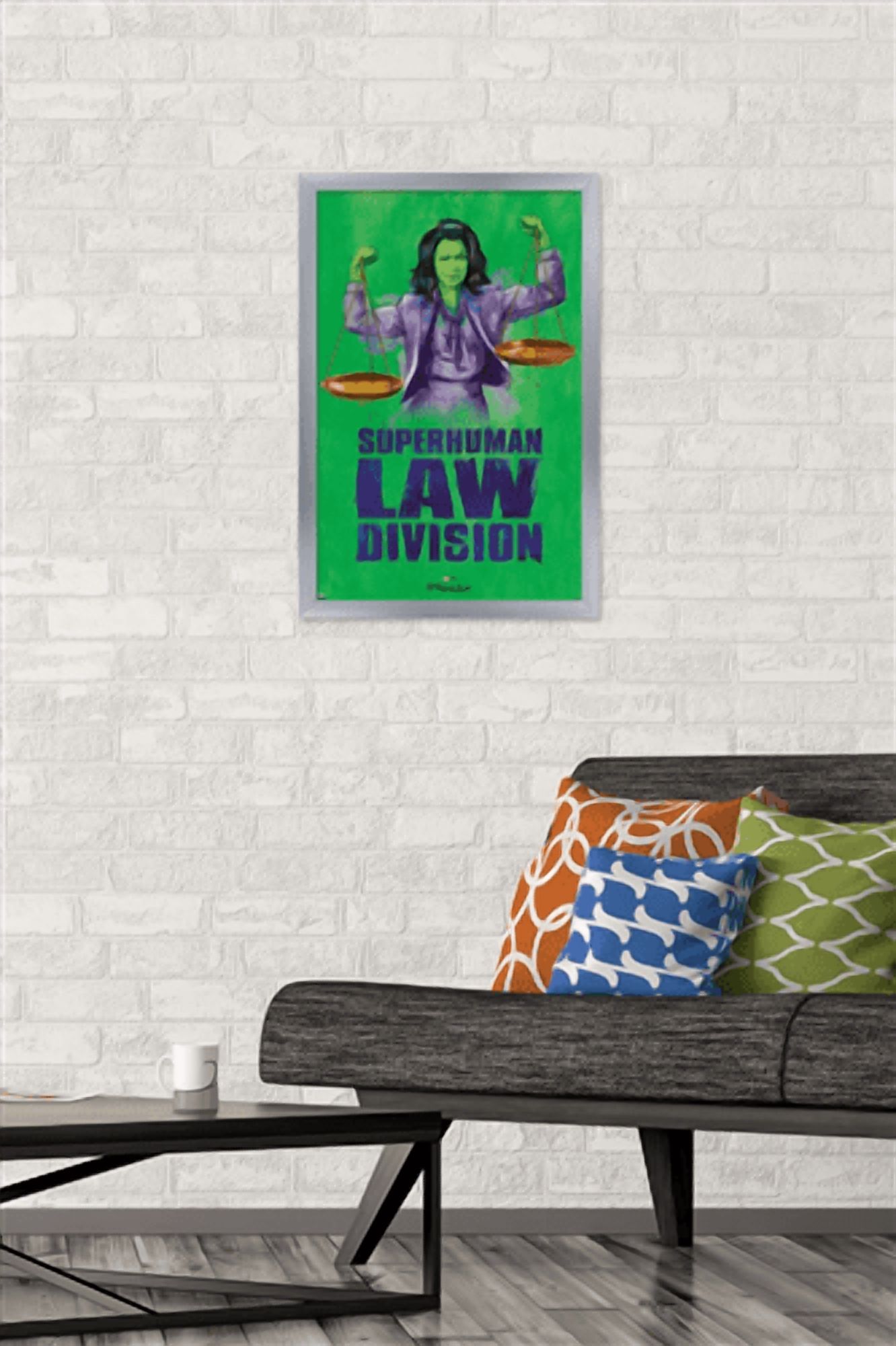 Marvel She-Hulk - Super-Human Law Division Wall Poster, 14.725" x 22.375" Framed