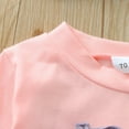 thumbnail image 6 of IROINNID Toddler Girl's 3PCS Set Printed Long Sleeve Top Comfy Pants Outfits With Headbands, 6 of 8