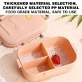 thumbnail image 5 of Microwaveable Meal Prep Box, Plastic Container with Compartments, for Workspace Meals, Light Food Prep, and Weight Loss Portions, Pink, by FAJHHA, 5 of 8