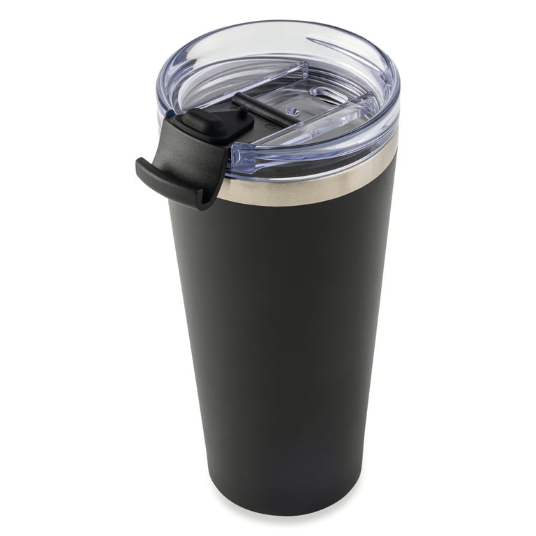 MAGIC STICK × WDS Tumbler black Mainstays Stainless Steel Tumbler 20 oz Black Double Wall