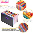 thumbnail image 4 of 36 Pockets Accordian File Organizer,Expanding File Folder,Filing Folders,Expandable A4/Letter Size Folder, Accordion Document Organizer,Portable Paper/Bill/Receipt Folders with 2 A-Z Blank Tabs, 4 of 15