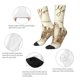 thumbnail image 4 of Balery New York Calcetas Largas con Estampado para Hombre y Mujer – Suaves y Transpirables, Talla Única (US 5-11), 4 of 6