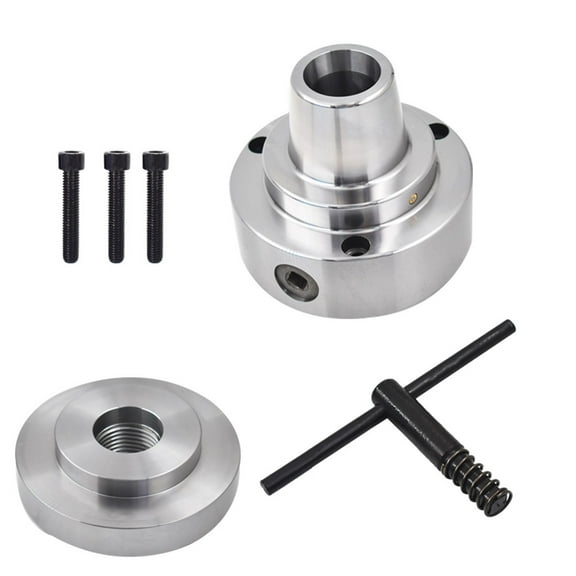 findmall 5C Collet Lathe Chuck Closer With Semi-finished Adapter 1-1/2" x 8 Thread For Lathe