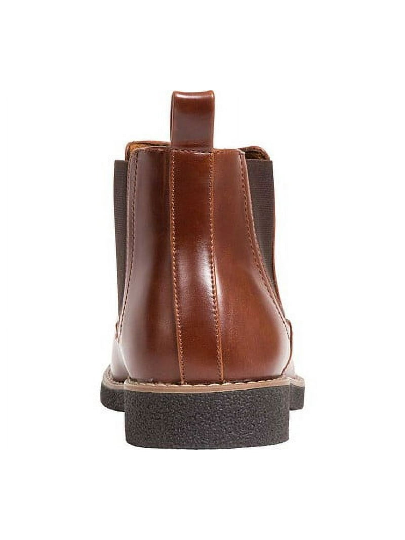 Deer Stags round-toe, leather ankle boots DEER STAGS GORING ROCKLAND ROUND TOE BOOTS COLOR DARK BROWN  main image 2