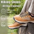 thumbnail image 3 of CC-Los Men's Hiking Shoes | Waterproof Work Shoes | Non-Slip & Comfortable Walking Size 7-13.5, 3 of 6