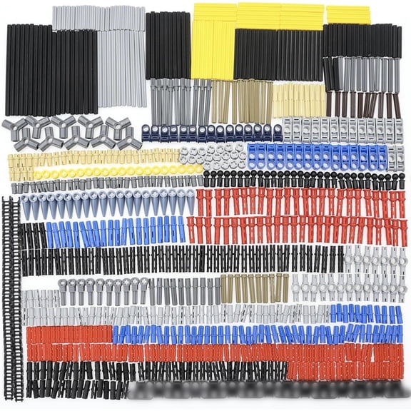 885PCS Technic-Axles-Pin Kit Compatible with Major Brands Technic-Parts-Pieces Connectors Bush-Chain-Link