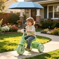 thumbnail image 7 of Blue Foldable Stroller Sun Umbrella, Pram Parasol and Shade Umbrella for Wagons and Camping Carts, 7 of 7