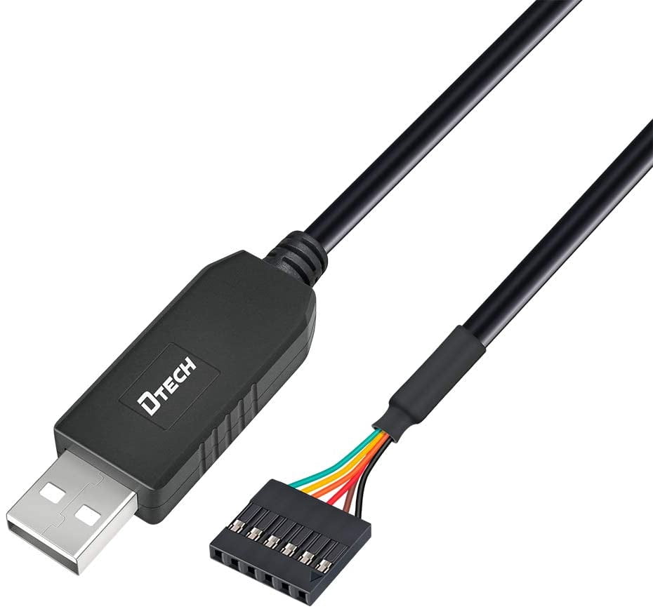 Usb To Serial Adapter 3.3V 4 Pin USB To UART Debug Dtech Usb To Ttl Adapter