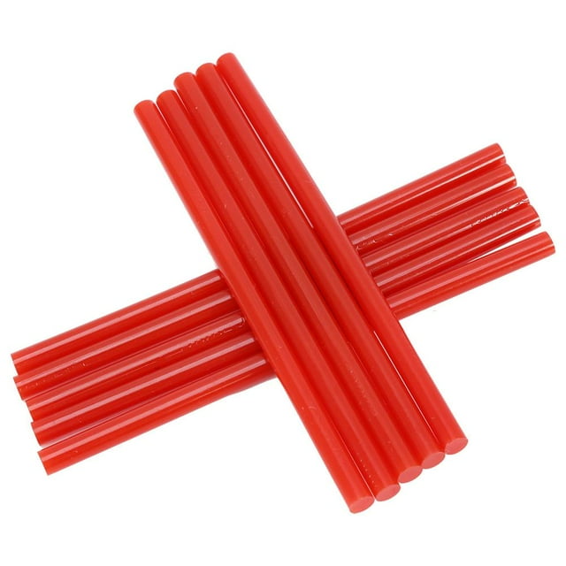Rdeghly 10 Pcs/Ensemble 7 * 150mm Colle Adhésive Colorée pour Pistolet Électrique 20W, Bâtons de Colle, Bâton de Colle