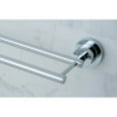 thumbnail image 4 of Kingston Brass Concord Dual 24 Inch Wall Mounted Towel Bar in Polished Chrome, 4 of 5