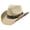 C, variant on Wide Brim Cow Hat for Men, Western Style Sun Hat with Adjustable Fit, Outdoor UV Protection Cap for Ranch Beach