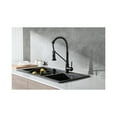 thumbnail image 3 of Elegant Lighting Yara Single Handle Pull Down Sprayer Kitchen Faucet In Matte Black, 3 of 6