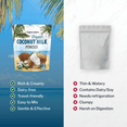 thumbnail image 6 of Opportuniteas Coconut Milk Powder - Non Dairy Vegan Creamer For Coffee, Tea, Smoothies, Yogurt & Cooking - Full Fat & Unsweetened For Keto & Paleo Diet - Dried & Powdered at a Low Temperature, 6 of 8