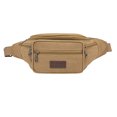 thumbnail image 1 of Multifunctional Waist Bag Small Canvas Portable Storage Waist Bag for Travel Hiking, 1 of 7
