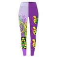thumbnail image 3 of MKLEKYY Leggings de yoga para mujer, leggings con estampado navideño para mujer, leggings de ejercicio para fitness, pantalones de yoga, 3 of 3