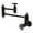 Oil Rubbed Bronze, variant on Kingston Brass KS3100CG Fuller Wall Mount Pot Filler Faucet, Matte Black