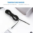 thumbnail image 3 of 2 m thermistor temperature sensor waterproof probe wire 10 K 1% 3950 black, 3 of 8
