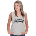 thumbnail image 4 of Humble Thyself Christian Faith Plus Size Graphic Tank Top Brisco Brands 3X, 4 of 5