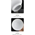 thumbnail image 6 of Porcelain Gaiwan 8oz Teacup White Glazed Tureen Chinese Sancai Cover Bowl Lip Cup Saucer Set, 6 of 6