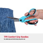 SINGER ProSeries 8.5-Inch Heavy-Duty Bent Fabric Scissors with Comfort Grip
