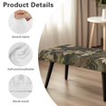 thumbnail image 6 of Whosucclay Forest Hunting Camo Print Dining Bench Cover Removable Bench Seat Cushion Slipcovers Waterproof Bench Slipcover Anti Dust Seat Cushion Protector for Bedroom Living Room, 6 of 7
