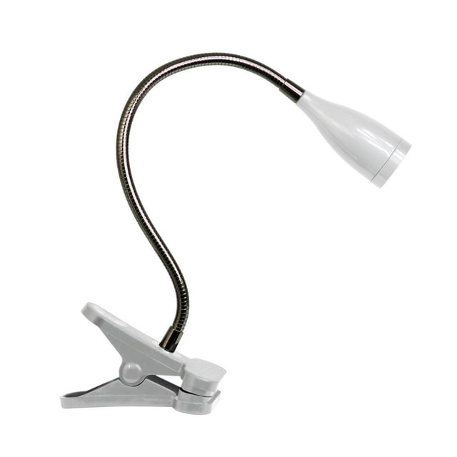 feux de la rampe Lampe de bureau flexible à col de cygne et clip LED