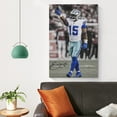 thumbnail image 4 of Ezekiel Elliott Canvas Poster Painting On Canvas Wall Art Poster Scroll Picture Print Living Room Walls Decor Home Posters 24x36inch(60x90cm), 4 of 6