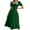 Green, variant on THDHVS Women's Casual Dresses,Summer Dresses for Women 2025,Fashion Women Summer Casual V-Neck Short Sleeve Solid Dress Red S