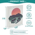 thumbnail image 3 of FORMRS 3 Ring Binder 1.5 inch with Pockets Set of 2 Clip Board 200 Sheets Capacity, Abstract Elephant, 3 of 8