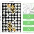 thumbnail image 6 of Buffalo Plaid Gnome Bee Summer Kitchen Towels Dish Towels, 18x26 Inch Seasonal Summer Decoration Hand Towels Set of 2, 6 of 6