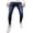Navy, variant on Mens Jeans Athletic Fit Stretch Taper Mens Casual Fitness Solid Bodybuilding Pocket Skin Full Length Sports Pants Jeans for Men Athletic Fit Stretch Stretch Jeans