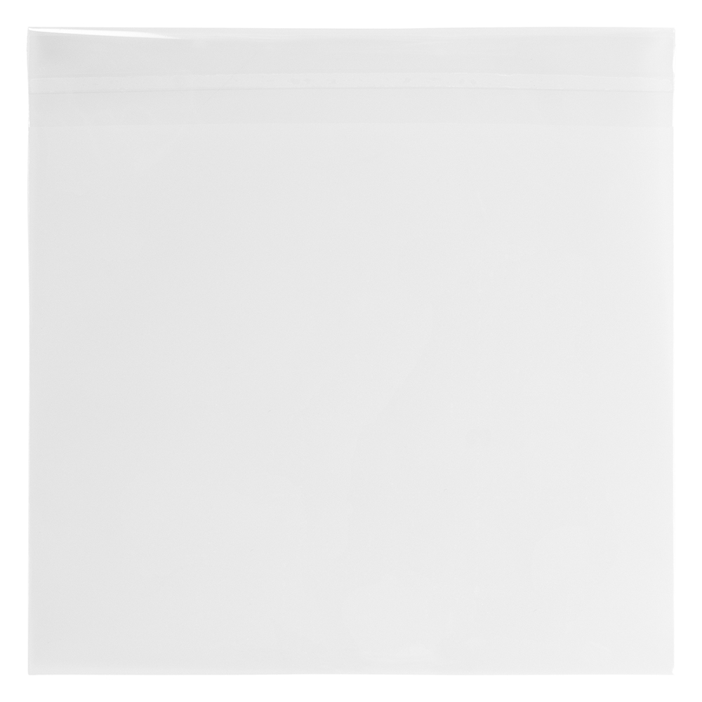 JAM Paper Cello Sleeves, 8.625 x 8.625, Clear, 100/Pack, Peel & Seal