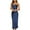 Dark Blue, variant on IROINNID Women's Sleeveless Sheath Dress Fashion Strapless Backless Camis Long Dresses Off-The-Shoulder Ankle-Length Women Dress