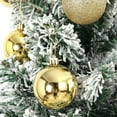 thumbnail image 3 of Visland 24PCS Christmas Balls Ornaments for Xmas Christmas Tree - 3 Style Shatterproof Christmas Tree Decorations Hanging Ball for Holiday Wedding Party Decor, 3 of 4