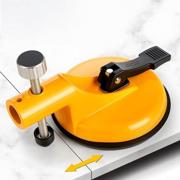 Granite Marble Countertop Seam Leveling Tool, Adjustable Vacuum Suction Clamp Set for Stone Slab Installation & Repair, Heavy Duty Aluminum Alloy Wall Tile Leveler