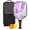 Black-2, variant on Pickleball Paddles Set Of 1, Fiberglass Surface, Liquid & Marble Print, 1 Paddles, 2 Balls & Bag