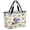 Blue,Cream, Gold, variant on Coastal Shells Beach Bag for Women, Large Breathable Mesh Beach Tote Bag, Summer Ocean Waves Conch Blue Wooden Grain Sandproof Lightweight Travel Bags for Vacation Picnic Swimming Pool