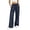 Navy, variant on Jaunzuar Workout Pants Women Elastic Waist Straight Leg Sweatpants Versatile Running Casual Pants with Pocket L