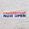 thumbnail image 5 of Laundromat Now Open Banner Sign 18 Inch x 48 Inch | 13 oz Vinyl with Metal Grommets | Heavy-Duty Single-Sided Outdoor Durable Printed High-Quality Weatherproof | Made in the USA, 5 of 6