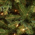 thumbnail image 2 of National Tree Company Pre-Lit Artificial Slim Christmas Tree, Green, Aspen Spruce, White Lights, Includes Stand, 7 Feet, 2 of 10