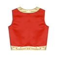 thumbnail image 4 of vastwit Kids Boys Arabian Prince Clothes Set Vest and Pants 2 Piece Game Character Outfits Red 16, 4 of 7
