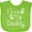 Apple Green, variant on Inktastic I Love My Daddy Fathers Day Boys or Girls Baby Bib
