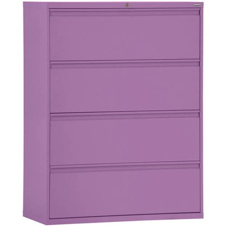Sandusky Lee 800 Series 36 4 Drawer Full Pull Lateral File Grape